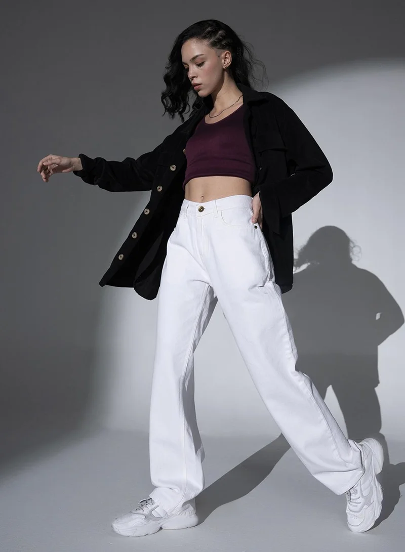 Hubberholme Off White Jeans For Women