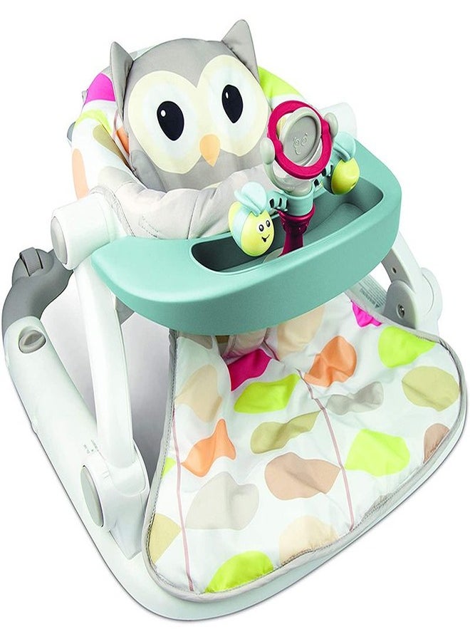 WinFun WinFun - Sit To Walk Floor Seat With Toy Tray Owl - 805200  - Image 2