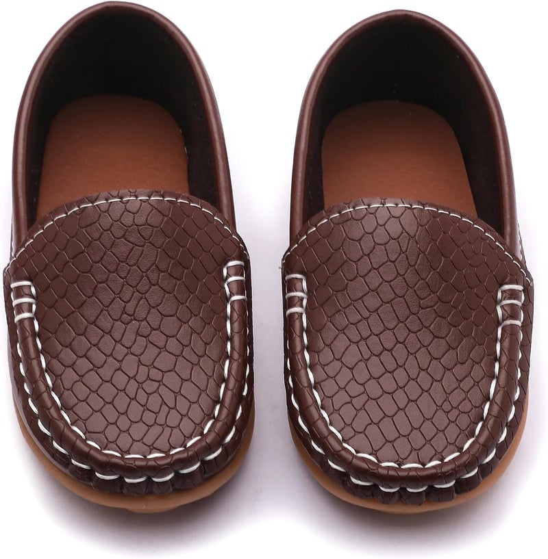 LONSOEN Soft Slip-On Loafers for Kids - Image 4