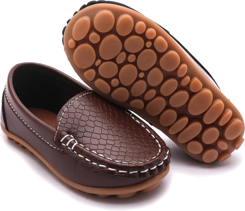LONSOEN Soft Slip-On Loafers for Kids - Image 5