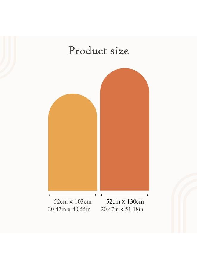 Bluejw Arched Boho Arch Wall Stickers Solid Color Geometric Beauty Art Transformation Decorative Wallpaper JGD001-006 - Image 1