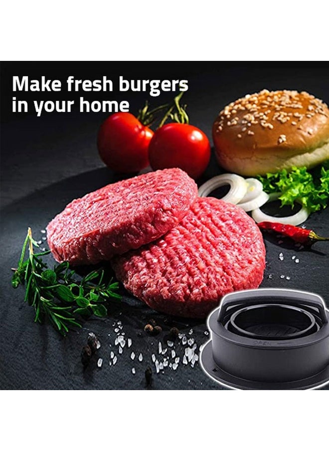 Arrow 3-in-1 Stuffed Burger Press | Burger Maker Stuffed Hamburger Patty | Detachable design | Easy to clean | Black Color | Model Name: RO-S100BP  - Image 4