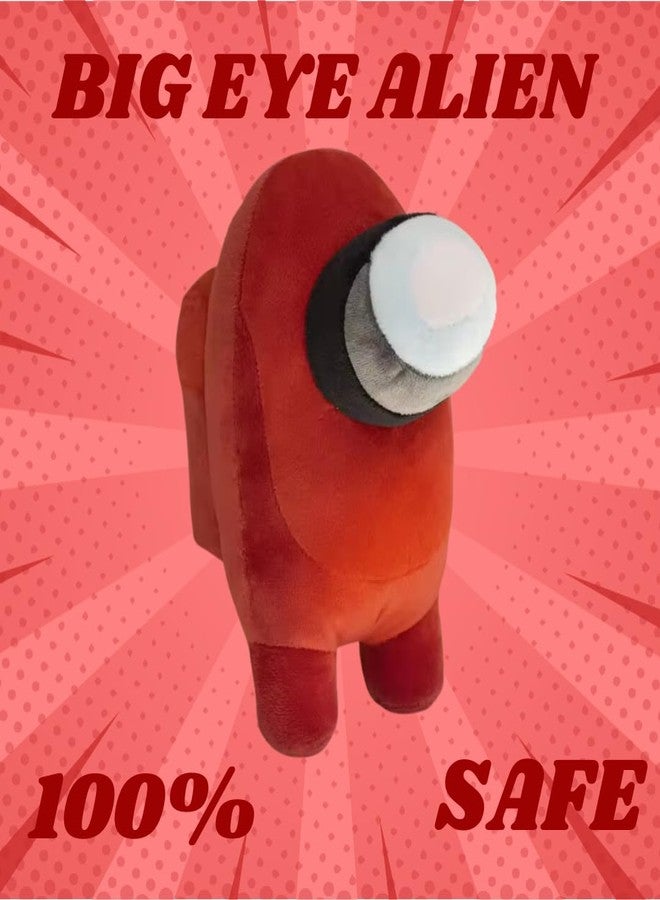 TechMax Solution لعبة قطيفة على شكل كائن فضائي أحمر ذو عين كبيرة من TechMax Solution - Image 3