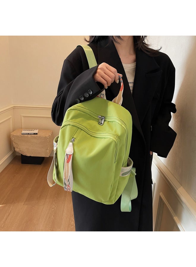 2025 Niche Women's Backpack Korean Style All-match Women's Bag Casual OxFord Cloth Large Capacity Travel Backpack-Color:Black  - Image 2
