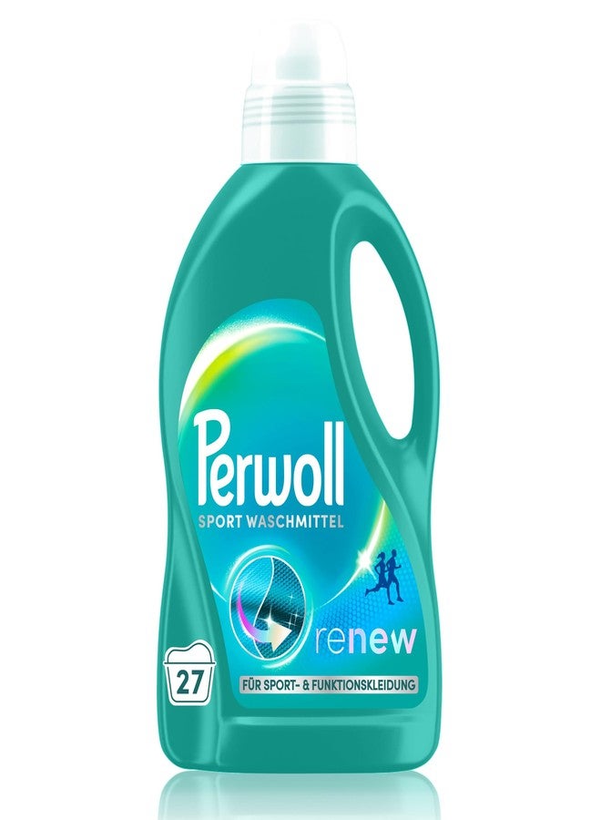 Perwoll Sports Detergent (1 x 27 Wash Loads) | Gently Cleans, Removes Bad Odors & Maintains Elasticity | For Sports and Functional Wear, With Triple-Renew Technology - Image 1