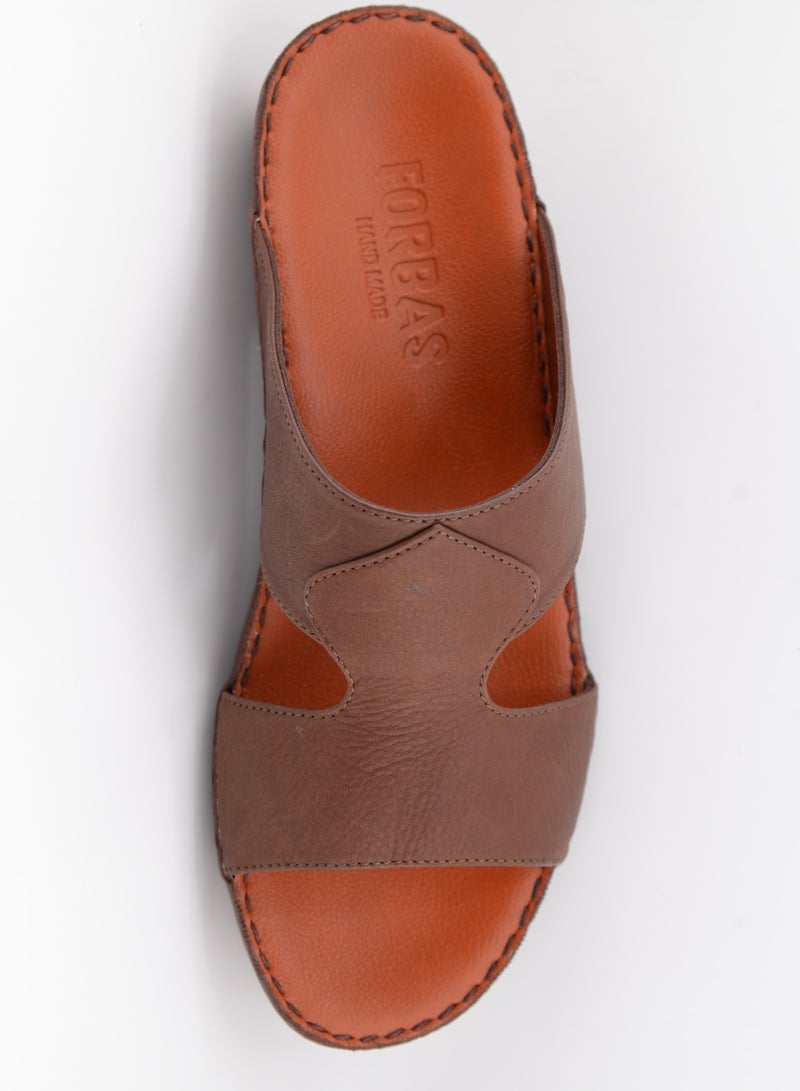 AL NAHHAM Classy  Arabic Mixed Leather Sandal - Image 5