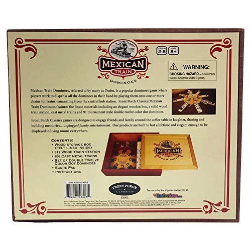 Front Porch Classics Mexican Train Dominoes - Image 2