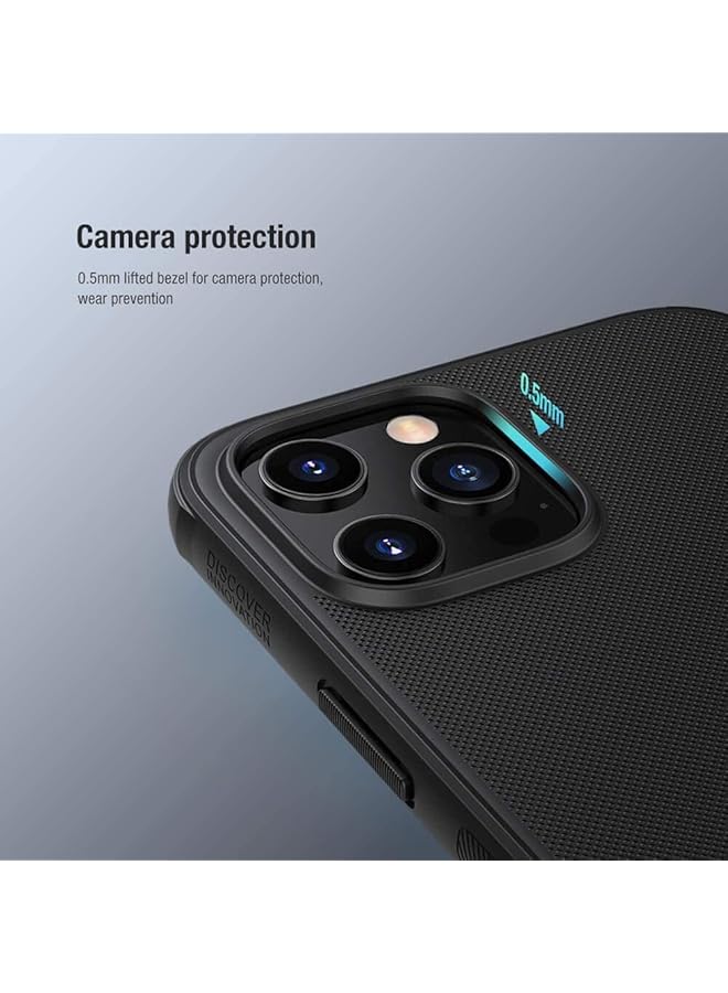 Nillkin Cover Compatible With Iphone 12 Pro Max 6.7 Inch Case Super Frosted Shield Hard Phone Cover Slim Fit Designed Case For Iphone 12 Pro Max 6.7 Inch Black - Image 4