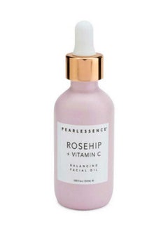 Pearlessence Pearlessence Rosehip Balancing Facial Oil + Rosehip Fruit Oil & Vitamin C | Daily Hydration to Help Balance & Revive Skin | Made in USA & Cruelty Free  - Image 1