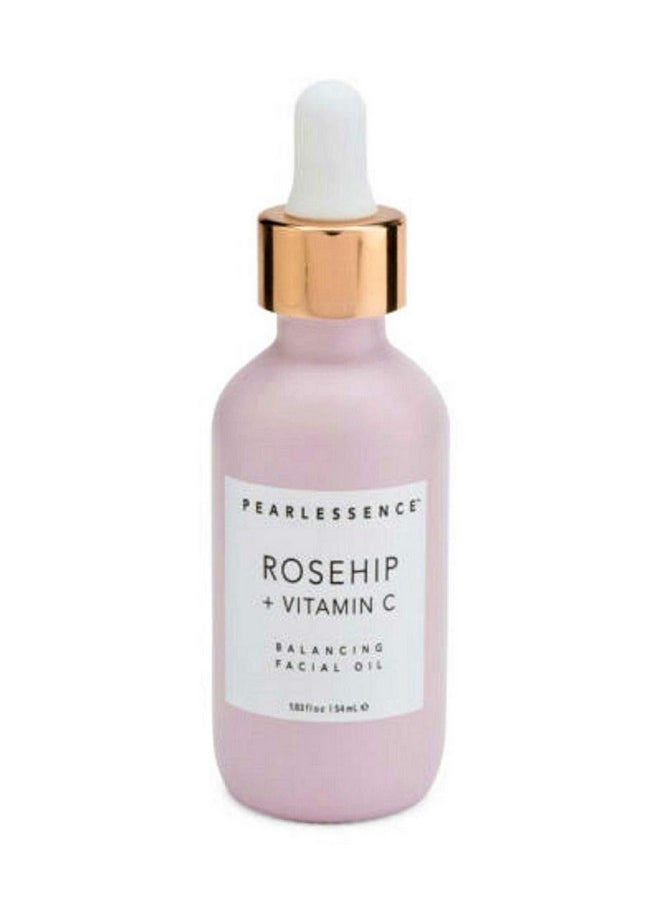 Pearlessence Pearlessence Rosehip Balancing Facial Oil + Rosehip Fruit Oil & Vitamin C | Daily Hydration to Help Balance & Revive Skin | Made in USA & Cruelty Free  - Image 1