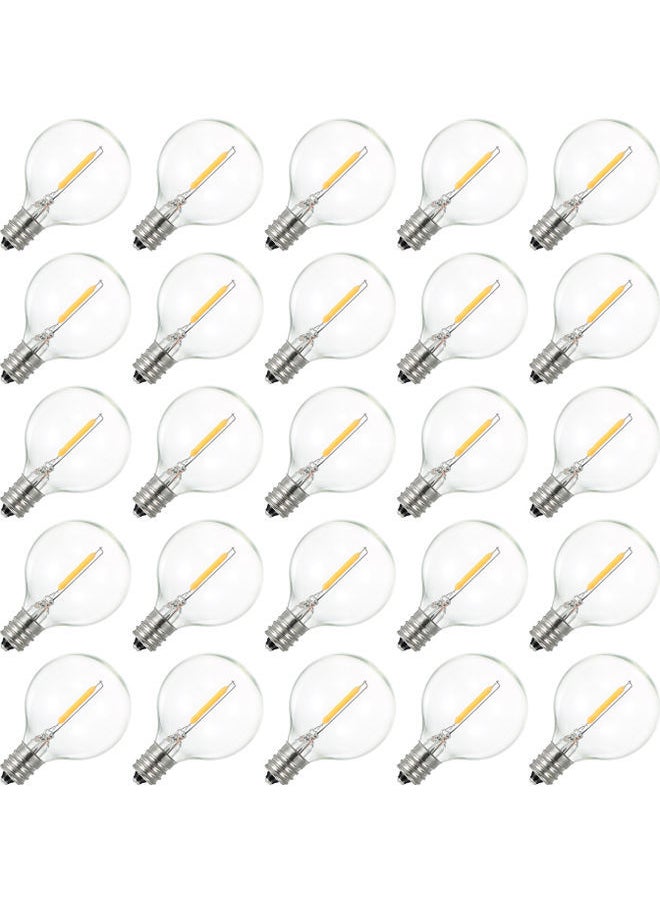 نيبمينينت طقم مصابيح G4 LED مضادة للماء مكون من 25 قطعة أبيض دافئ  - Image 1