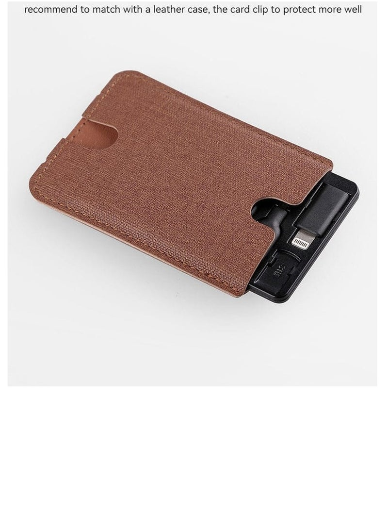 PZOZ AirTag Wallet Holder with Apple Watch Charger with USB C to Lightning Charging Cable SIM Adapter Storage Case, Charger Cord Type C USB A 3.1 OTG Converter Kit Card Gadgets