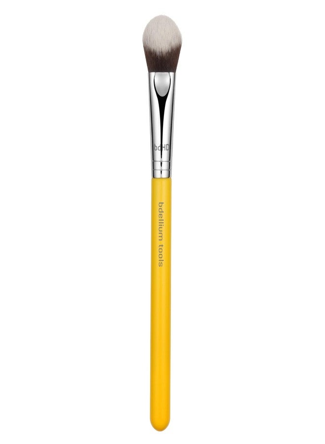 بديليوم تولز فرشاة مكياج احترافية من Bdellium Tools - سلسلة ستوديو 963 BDHD المرحلة الثانية xs - مصنوعة من ألياف صناعية نباتية بالكامل، لدمج دقيق، وإبراز، وتحديد، وتنعيم (أزرق، قطعة واحدة) - Image 1