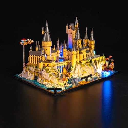 Hilighting Upgraded Led Light Kit for Lego Hogwarts Castle and Grounds Building Set Compatible with Lego 76419 Model Not Included - Image 1