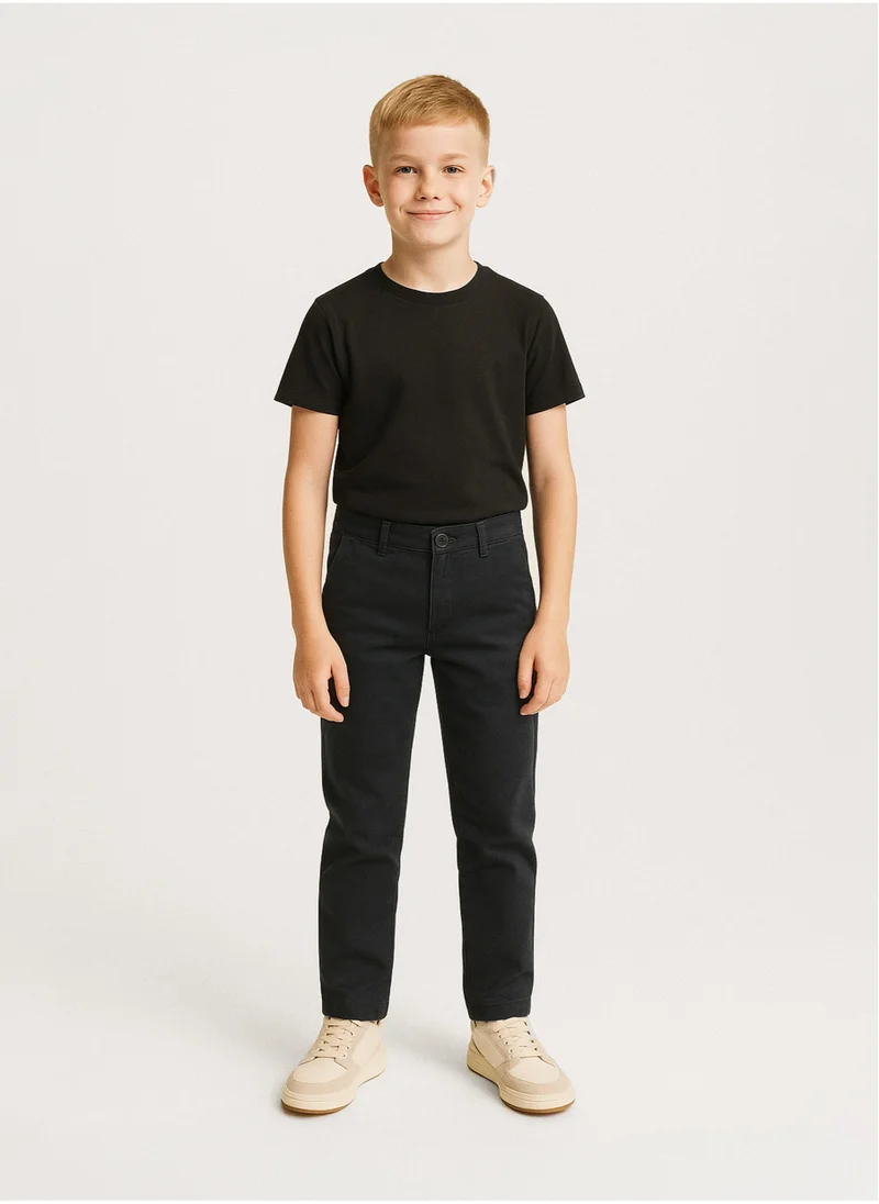MINOTI Boys' Chino Trousers with Adjustable Waistband