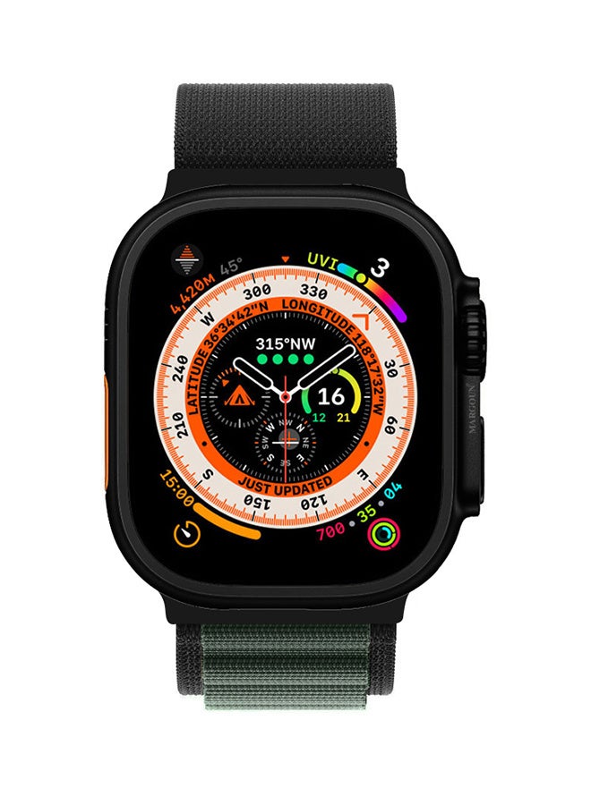 Replacement Band for Apple Watch Band 49mm 46mm 45mm 44mm - Alpine Loop Band for Women Men - Adjustable With Metal G-Hook Strap For iWatch Ultra Series SE 8/7/6/5/4/3/2/1 - Olive - Image 4