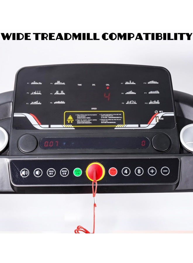 2 Pcs Universal Treadmill Magnet Safety Key with Lanyard Clip for Treadmills, Most Running Machines - Image 4