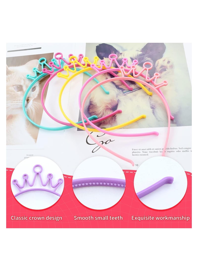SYOSI Children's Party Crown 12 Pack Birthday Girl Headband Ladies Birthday Tiara Happy Birthday Jewelry  - Image 4