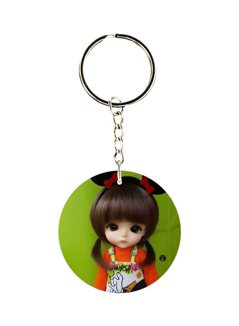 RKN Doll Printed Plastic Keychain