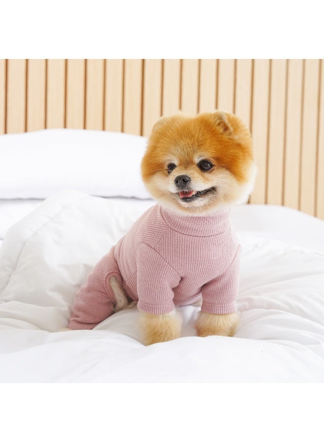 CLAWSET GREEN FILLY DOG CAT JUMPSUIT DOG CLOTHES CAT CLOTHES PET COMFORTABLE CLOTHES PET APPAREL PET CLOTHES - GREEN COLOR - Image 5