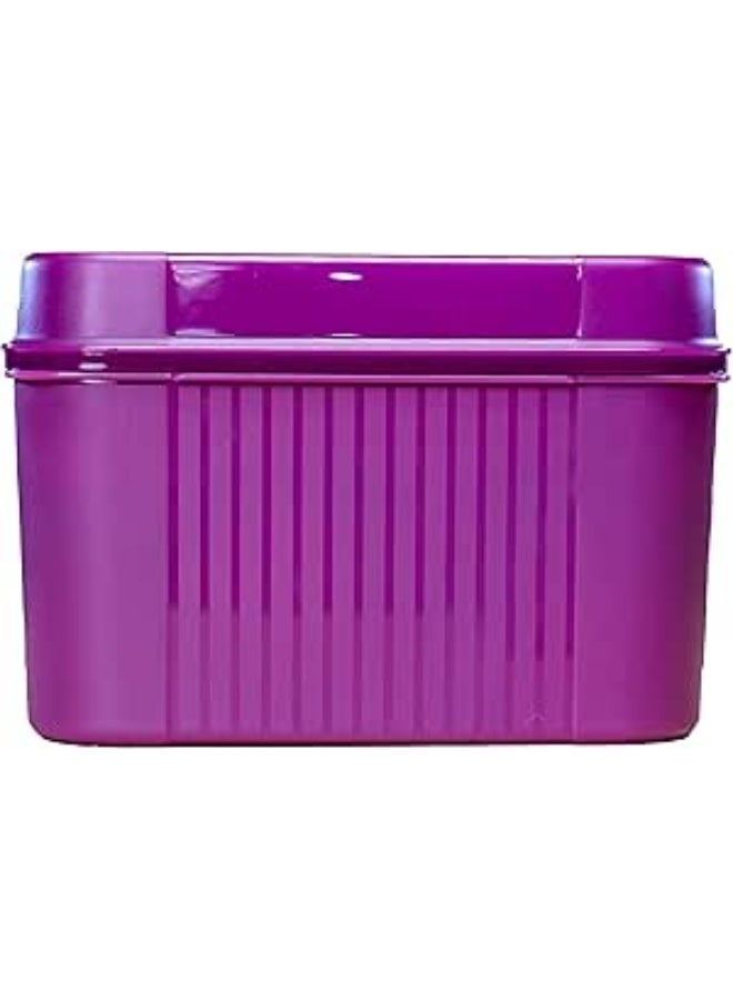 Aksa Plastic Bakery Food Container, 8 Liter Capacity
