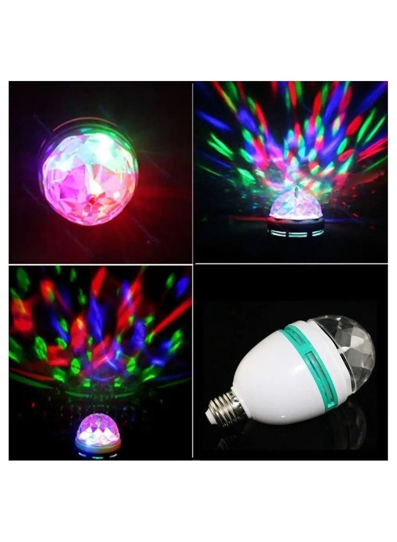 مصباح LED دوّار متعدد الألوان  - Image 5