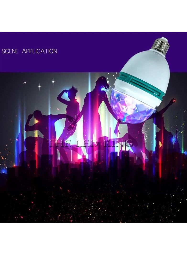مصباح LED دوّار متعدد الألوان  - Image 3