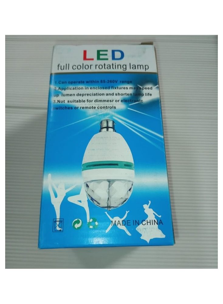 مصباح LED دوّار متعدد الألوان  - Image 2
