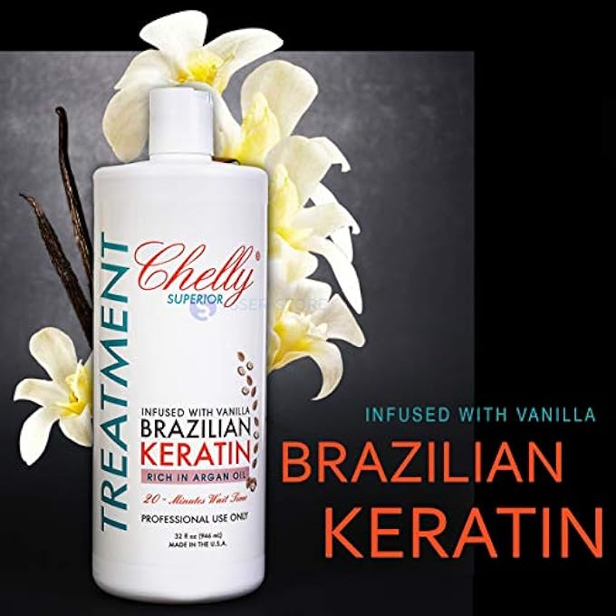 CHELLY SUPERIOR BRAZILIAN KERATIN (VANILLA) 950ML & CLARIFYING SHAMPOO 470ML COMBO - Image 2