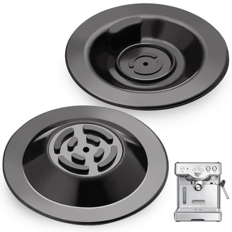 SONGTIY 2PCS قرص تنظيف إسبريسو 54mm سيليكون للغسل الخلفي لماكينات الإسبريسو من بريڤيل ملحقات بريڤيل متوافقة مع BES810BSS BES840XL BES878BSS BES880 BES870XL
