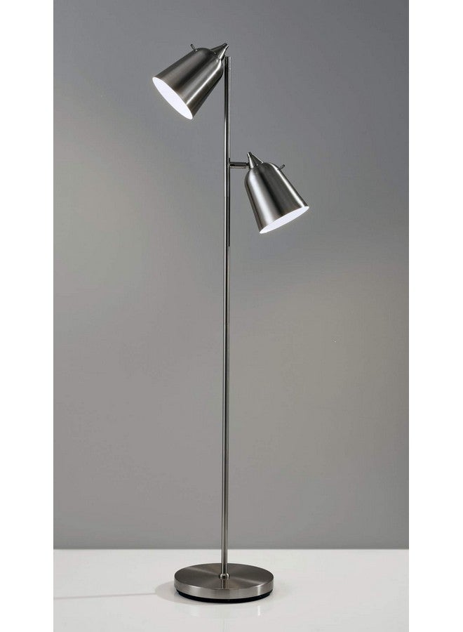 Adesso 3237-01 Floor-Lamps, Brass w/Matte Black Accents - Image 5