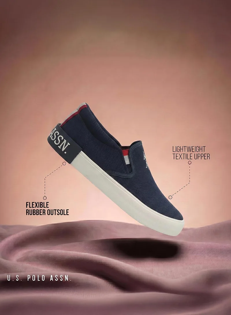 U.S. Polo Assn. Navy Toman Men's Casual Walking Sneakers - Navy for Men | Best Price UAE