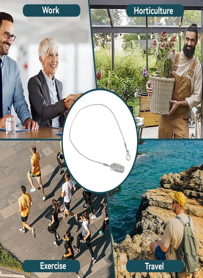 Agatige Single Ear Hearing Aids Clip, Anti Lost Portable Hearing Aid Lanyard Hearing Protection Rope with 3 Silicone Rings for Seniors Adults Kid Sound BTE - Image 4