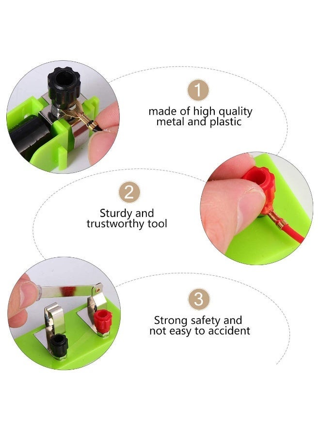 Circuit learning kit toy, a beginner's physics circuit experiment kit, suitable for junior and senior high school students to build series and parallel circuit projects, includes 2 extra AA batteries. - Image 3