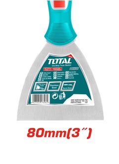 TOTAL TOTAL Durable Steel Putty Knife – Versatile Tool for Spackling, Scraping, and Filling  - Image 2