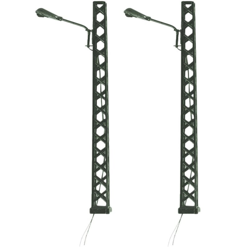 Green Model Train Lamp Realistic Railroad Light For Landscape Decor And House Scene Layout - Image 2