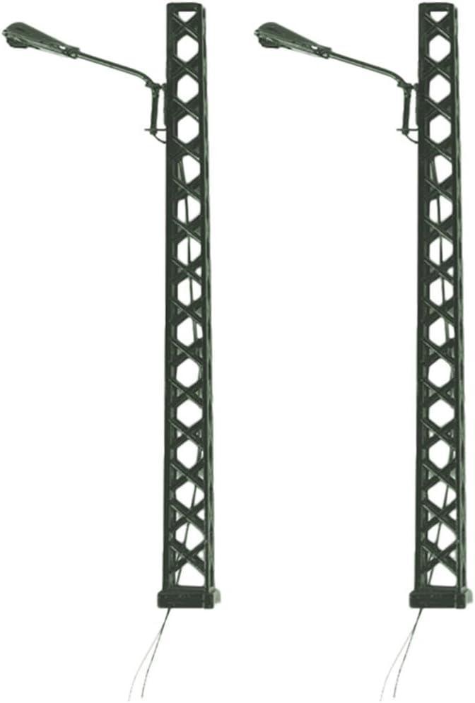 Green Model Train Lamp Realistic Railroad Light For Landscape Decor And House Scene Layout - Image 1