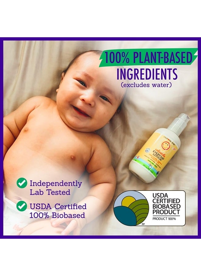 California Baby - Calendula Lotion | 100% Plant-Based | Very Soothing Baby Lotion for Sensitive Skin | Lavender Kids Lotion | Allergy Friendly | Organic Calendula + Aloe Vera | 562 mL / 19 fl. oz. - Image 1