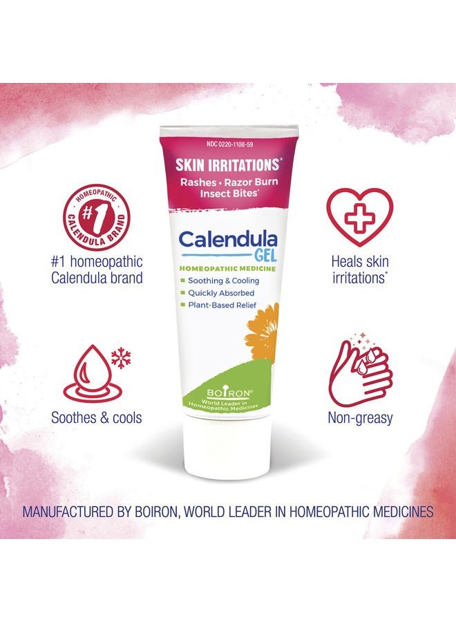 Boiron جل الكالندولا لتخفيف الطفح الجلدي، تهيجات الجلد، حروق الحلاقة، أو لدغات الحشرات - غير دهني وخالي من العطور - 2.6 أونصة - Image 3