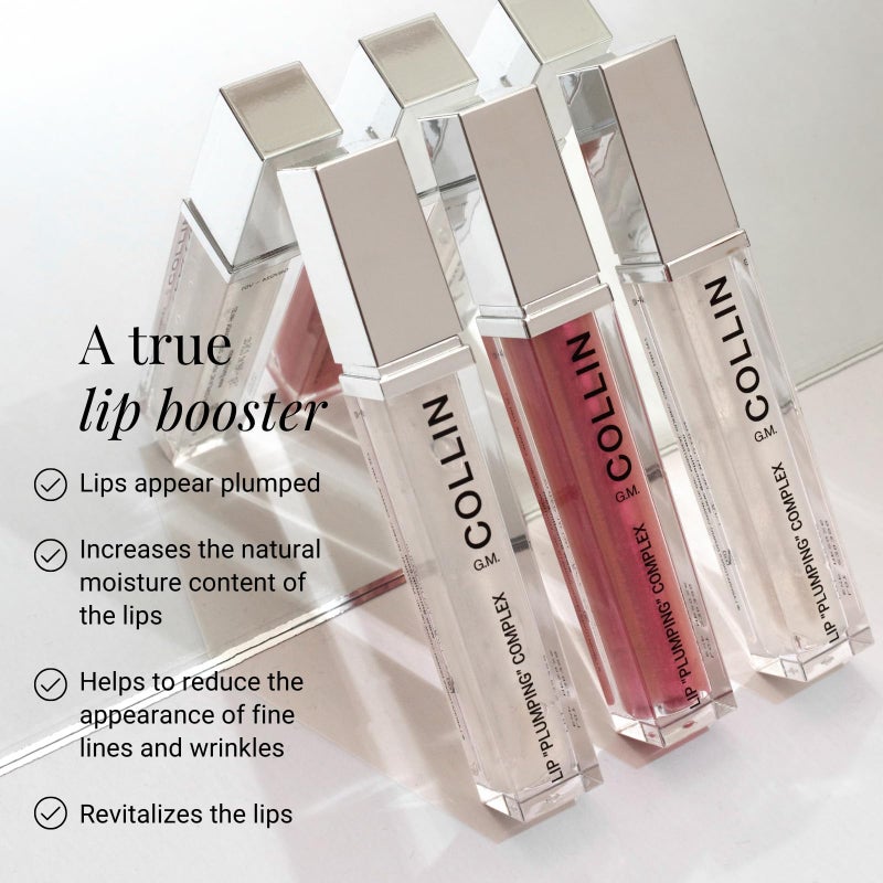 G.M. COLLIN Lip Plumping Complex (Clear) | Hydrating Lip Gloss Formulated With Collagen & Hyaluronic Acid for Visibly Plumped Lips - Image 4