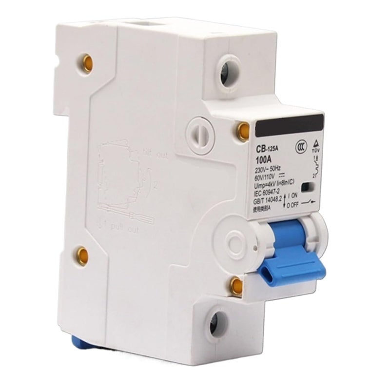 Circuit Breaker, Electric Vehicle Circuit Breaker 12V24V48V60V120V220v Air Switch Air Switch 100A125A(32a,1P) - Image 5