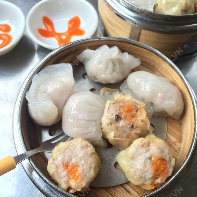 Azinoor صندوق بخار مومو دائري الشكل مصنوع يدويًا من الخشب - 6 بوصة قطر - سلة طبخ آسيوية أصلية من الخيزران لعمل ديم سموم ولفائف الخضار - Image 2