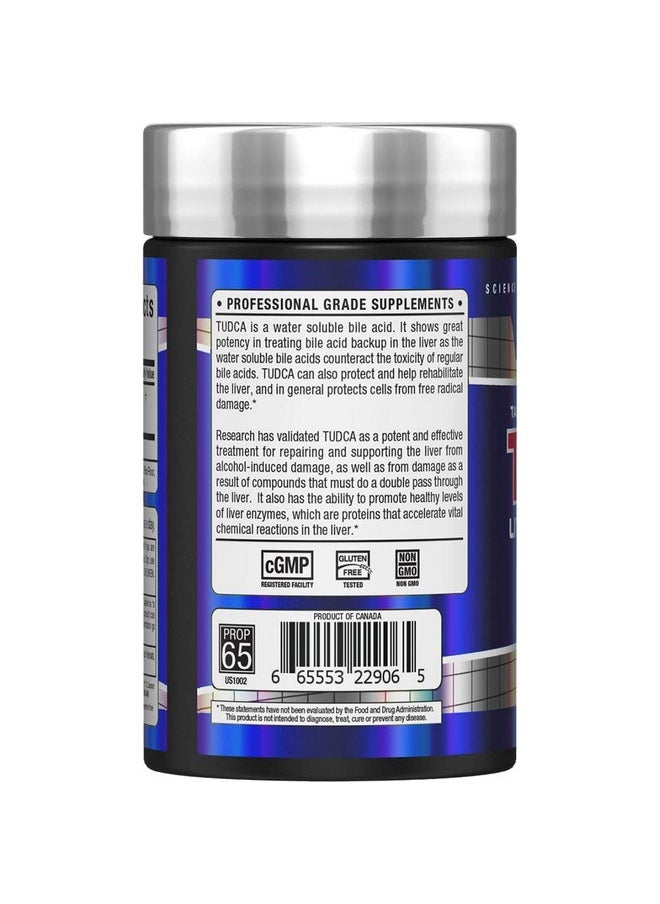 AllMax Nutrition Allmax Tudca 60Ct حمض تورورسوديكسويكوليك لتنظيف الكبد وصحة الأمعاء  - Image 3
