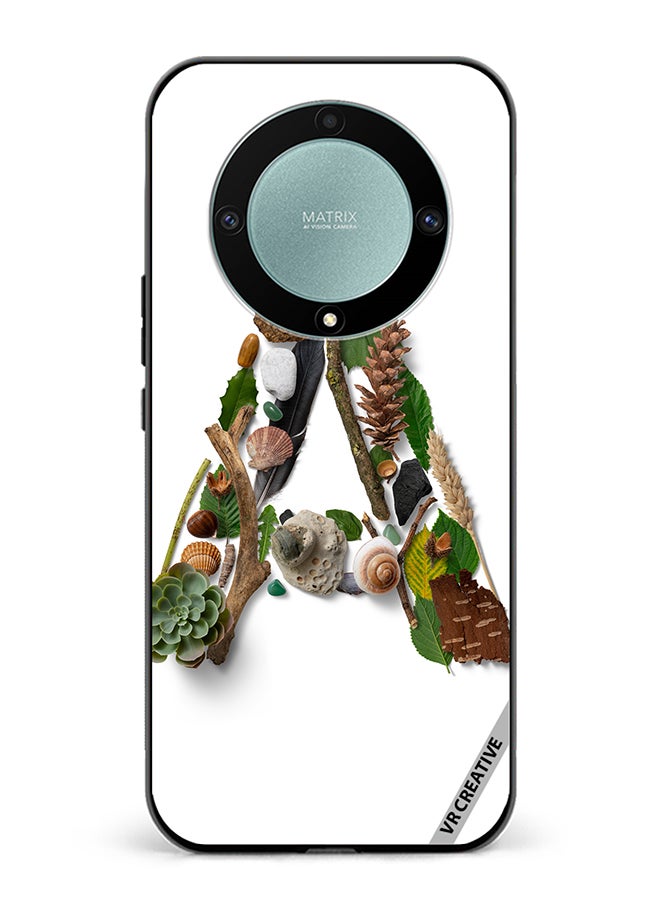 VR CREATIVE Protective Case Cover For Honor X9b Alphabet A Design Multicolour - Image 1