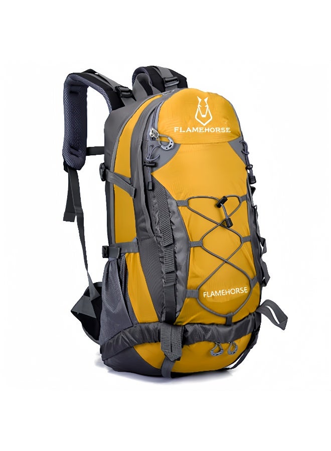 FLAMEHORSE New Outdoor Mountaineering Bag 50L Travel Backpack Sports Backpack Water-Proof Nylon Travel Bag - Image 1