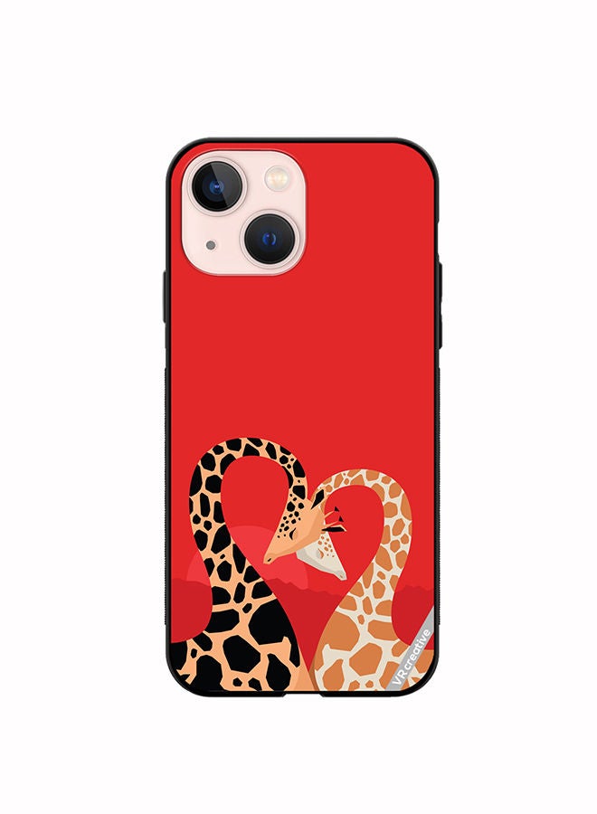 VR CREATIVE Protective Case Cover For Apple iPhone 14 Animal Love Design Multicolour - Image 1