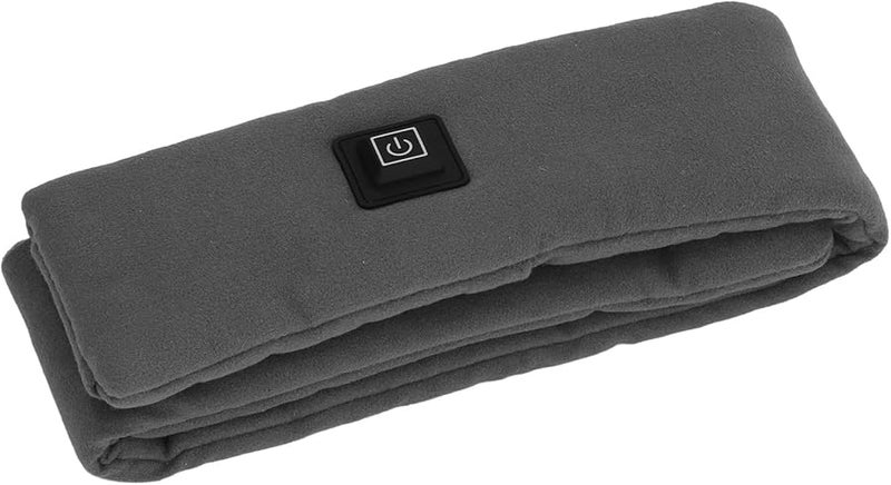 وشاح كهربائي ساخن قابل للغسيل من ألياف الأكريليك للدفء في الشتاء للبالغين والأطفال باللون الرمادي - Image 5