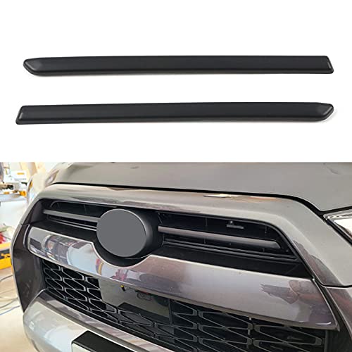 SPORTULI Matte Black Front Center Grille Inserts Cover Trim Replace for 2020 2021 2022 2023 2024 Toyota 4Runner Accessories (Matte Black) - Image 1