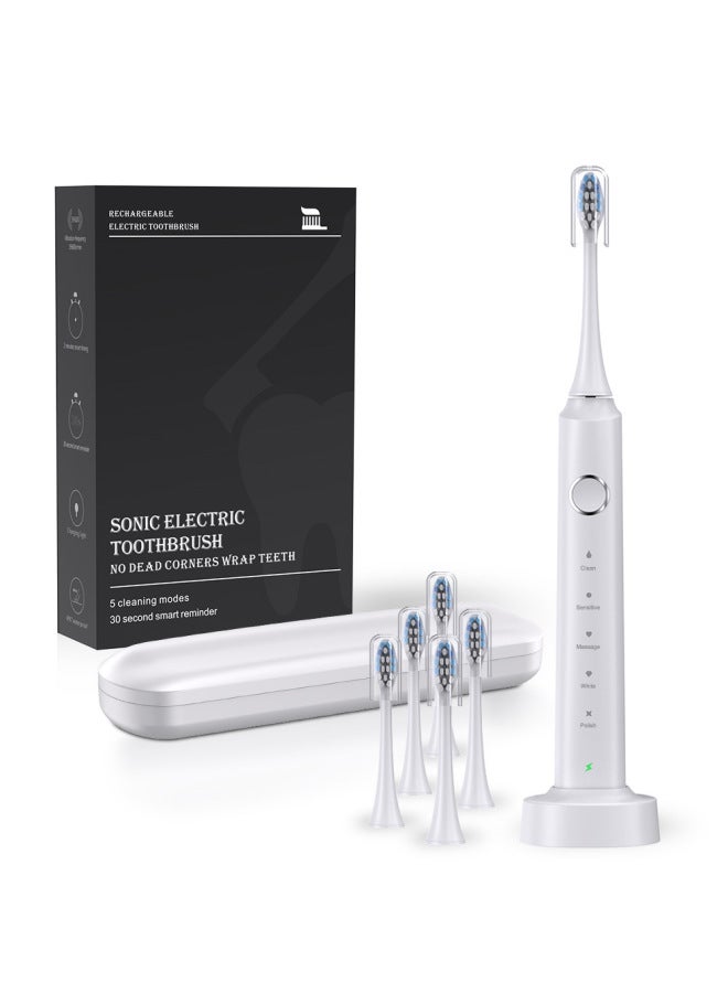 5-speed 6-brush Sonic Electric Toothbrush Wireless Charging Model Usb Fully Automatic Dedicated Small New Model