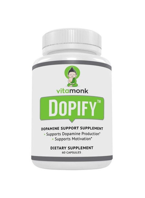 Dopify Dopamine Supplement Dopamine Booster With Uridine Monophosphate Mucuna Pruriens Ltheanine Tyrosine And More No Artificial Fillers Just Brain Food 60 Capsules